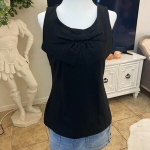 banana republic ponte knit bow top